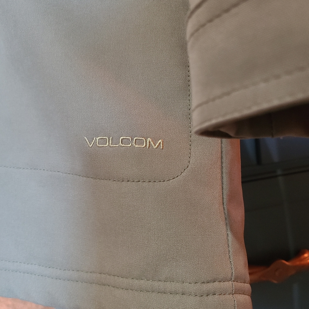 NWT Volcom Sherpa lined women jacket Green Tea XS - Picture 3 of 16
